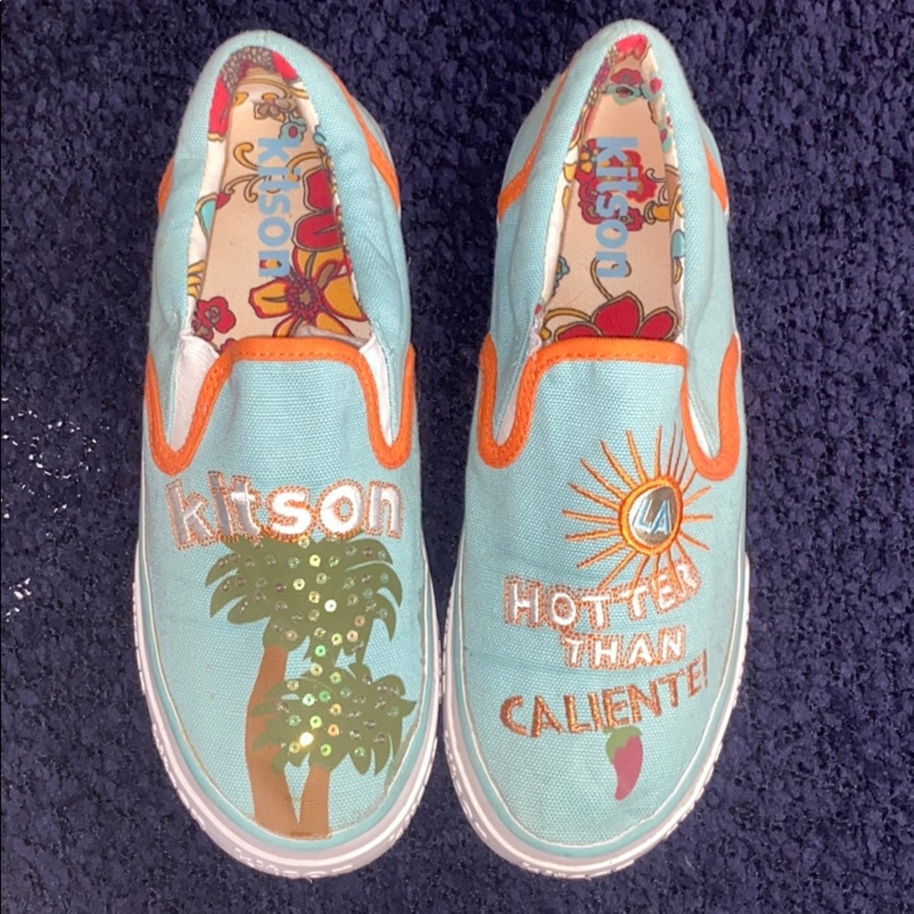 Kitson slip on sneakers
